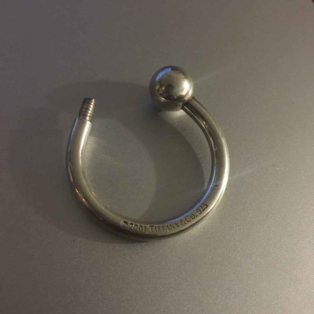 Tiffany & Co. authentic Key Ring Keyring from y2k era and pouch - Picture 2 of 6